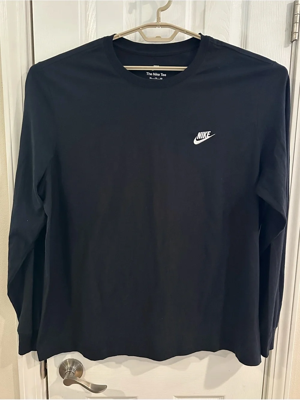 Nike Sportswear Club Long Sleeve Tee Black XXL